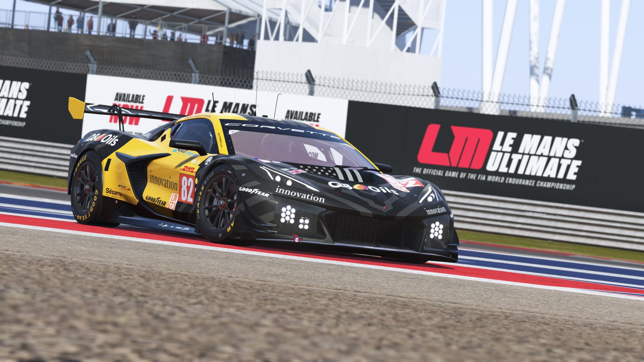 Miniature Le Mans 2025 - Corvette Z06 LMGT3.R 81 - Spark 18S1078 1/18